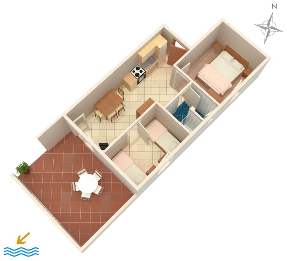 Apartments By The Sea Mandre, Pag - 4098 Zewnętrze zdjęcie
